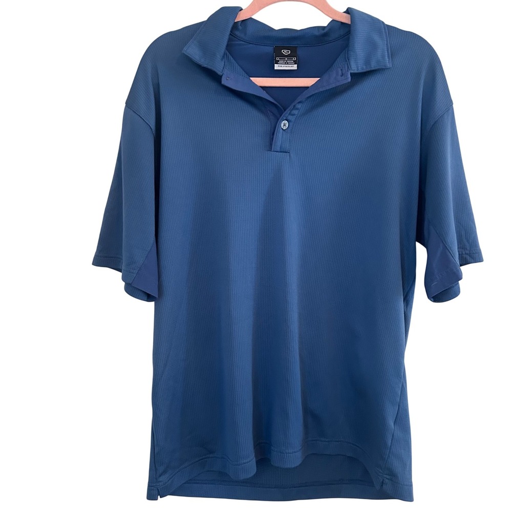 Nike Sphere Dry Polo Shirt Men's L Blue TPC Sawgrass Golf Course Embroidered - Picture 8 of 8